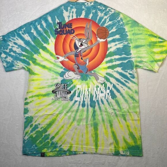 Dim Mak x‎ Space Jam: A New Legacy Bugs Bunny T-shirt Spiral Tie Dye Men Large - Picture 7 of 9